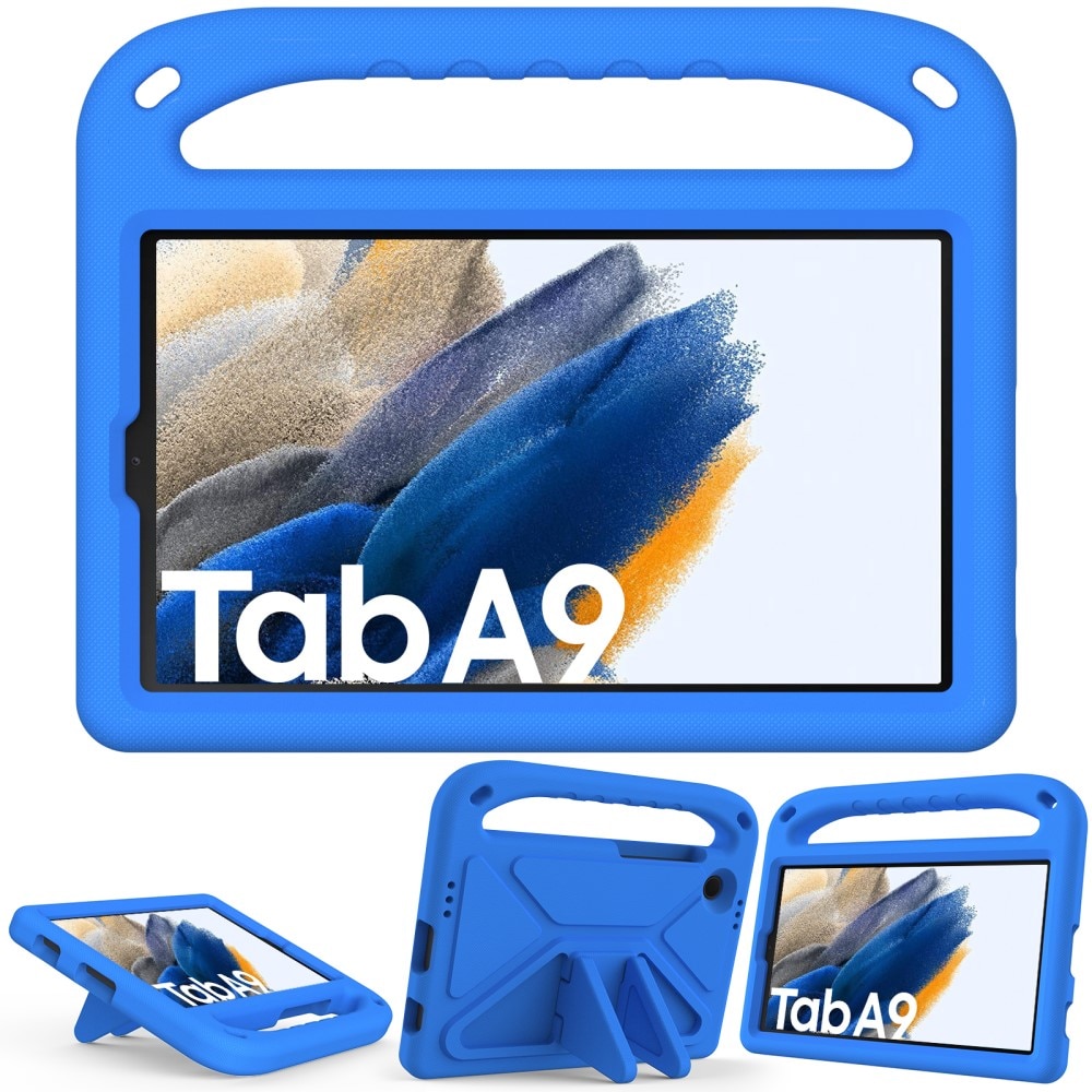 Samsung Galaxy Tab A9 EVA-hoes met handvat blauw