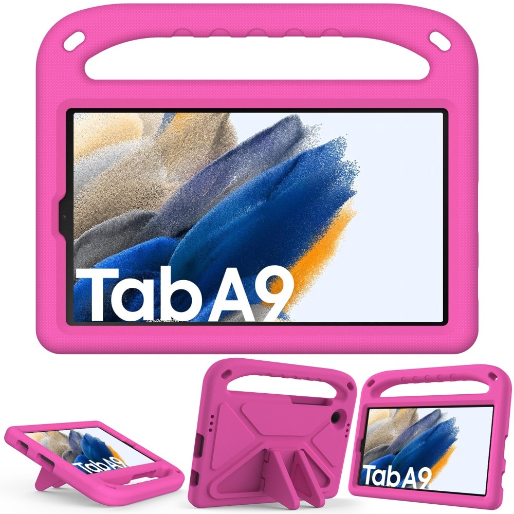 Samsung Galaxy Tab A9 EVA-hoes met handvat roze