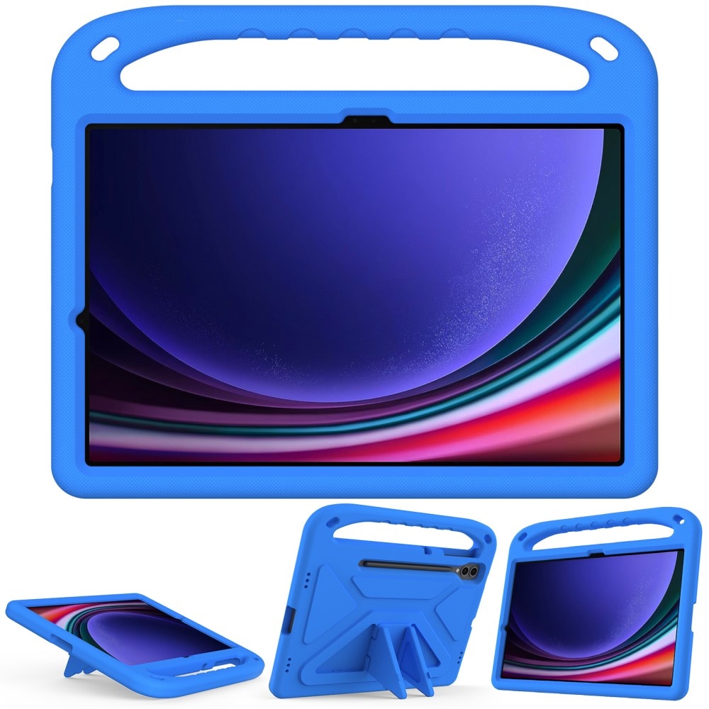 Samsung Galaxy Tab S9 FE Plus EVA-hoes met handvat blauw
