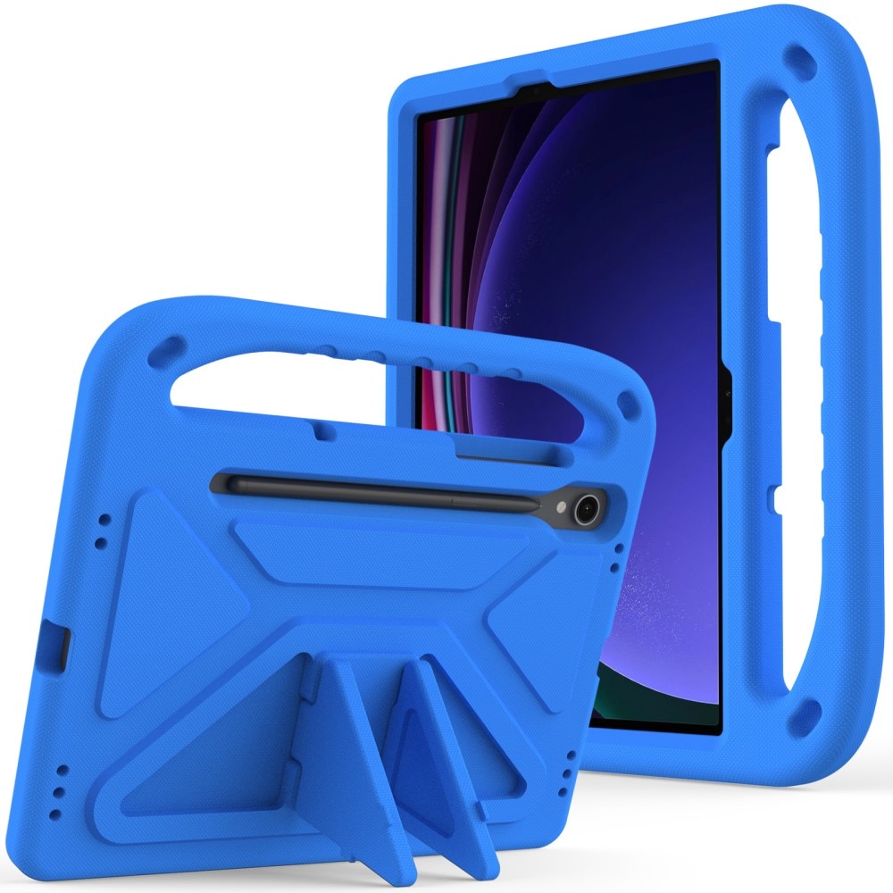 Samsung Galaxy Tab S9 FE EVA-hoes met handvat blauw