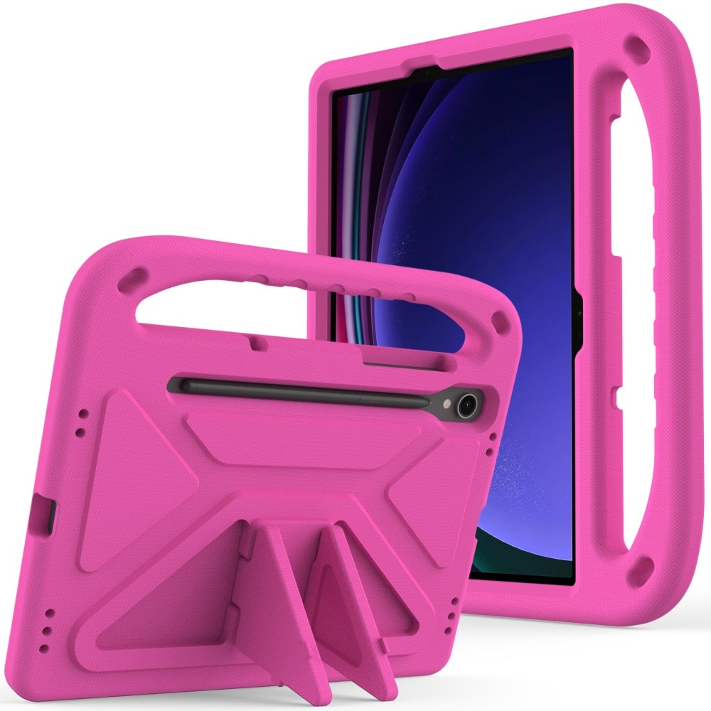 Samsung Galaxy Tab S9 FE EVA-hoes met handvat roze