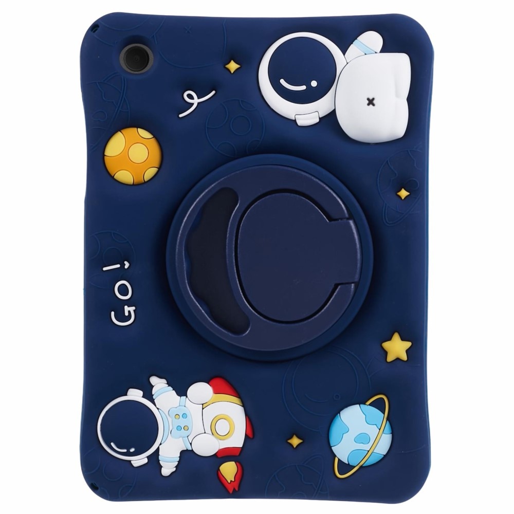 Samsung Galaxy Tab A8 Hoesje Astronaut met Stand en schouderband blauw