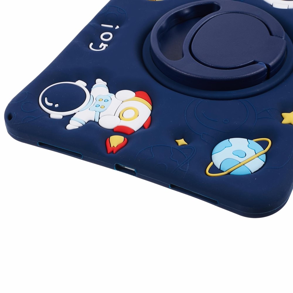 iPad 10.9 10th Gen (2022) Hoesje Astronaut met Stand en schouderband blauw