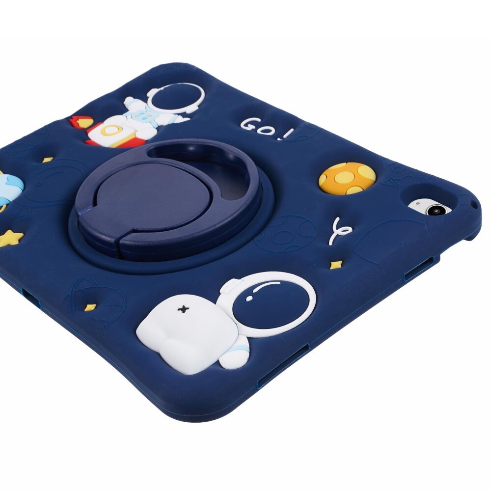 iPad 10.9 10th Gen (2022) Hoesje Astronaut met Stand en schouderband blauw