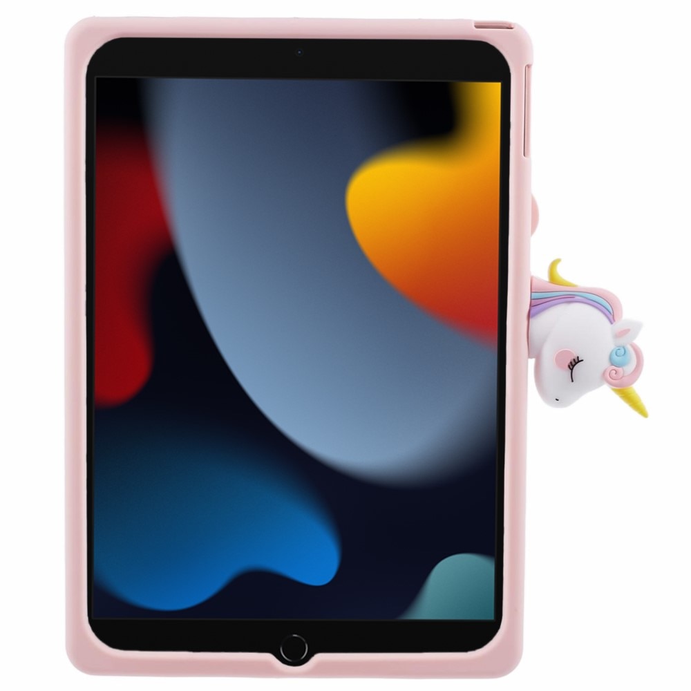 iPad 10.2 8th Gen (2020) Hoesje Eenhoorn met Stand roze