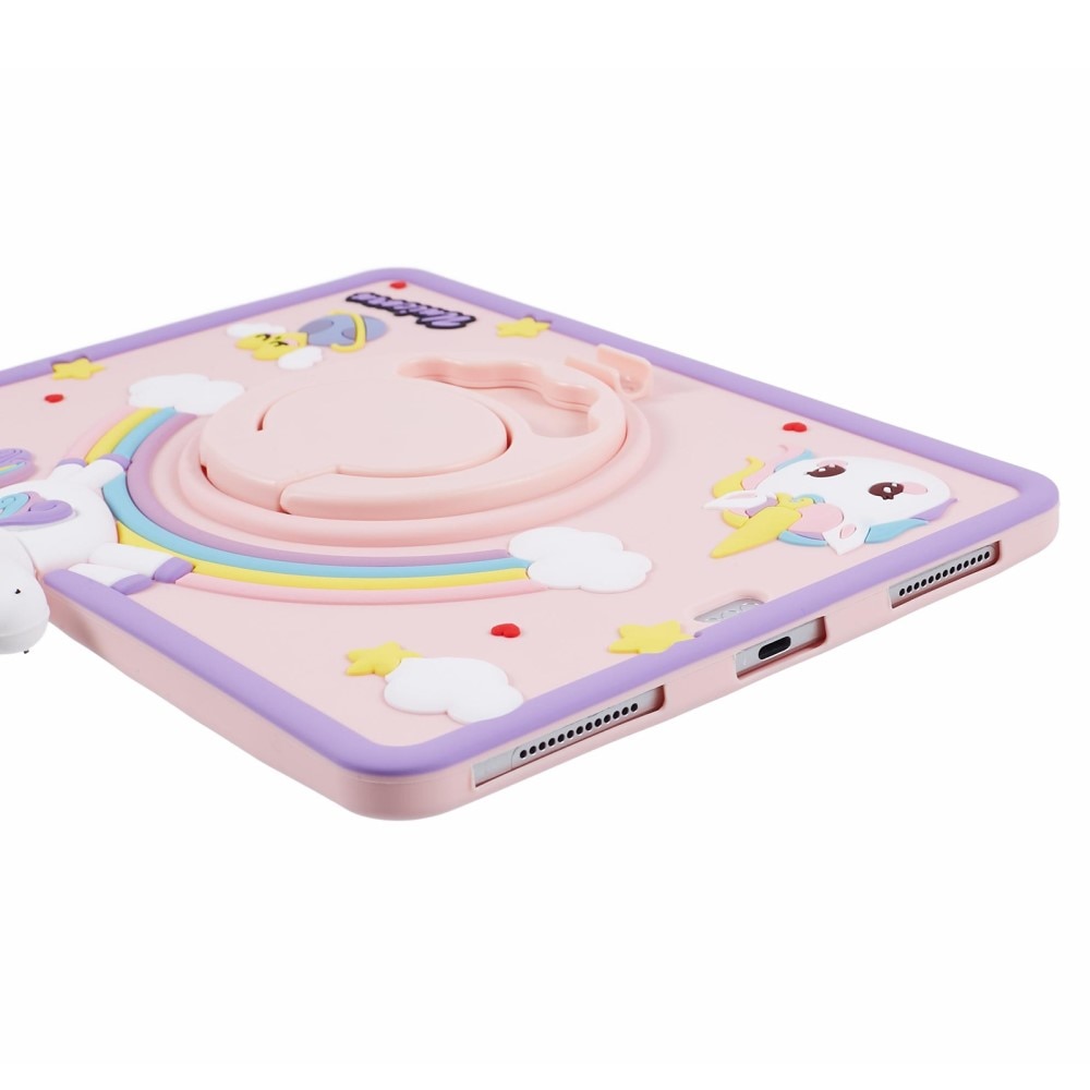 iPad Air 10.9 4th Gen (2020) Hoesje Eenhoorn met Stand roze