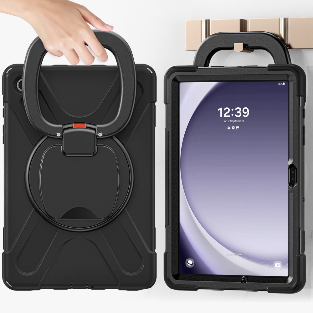 Samsung Galaxy Tab A9 Plus Kickstand Hybrid Case Zwart