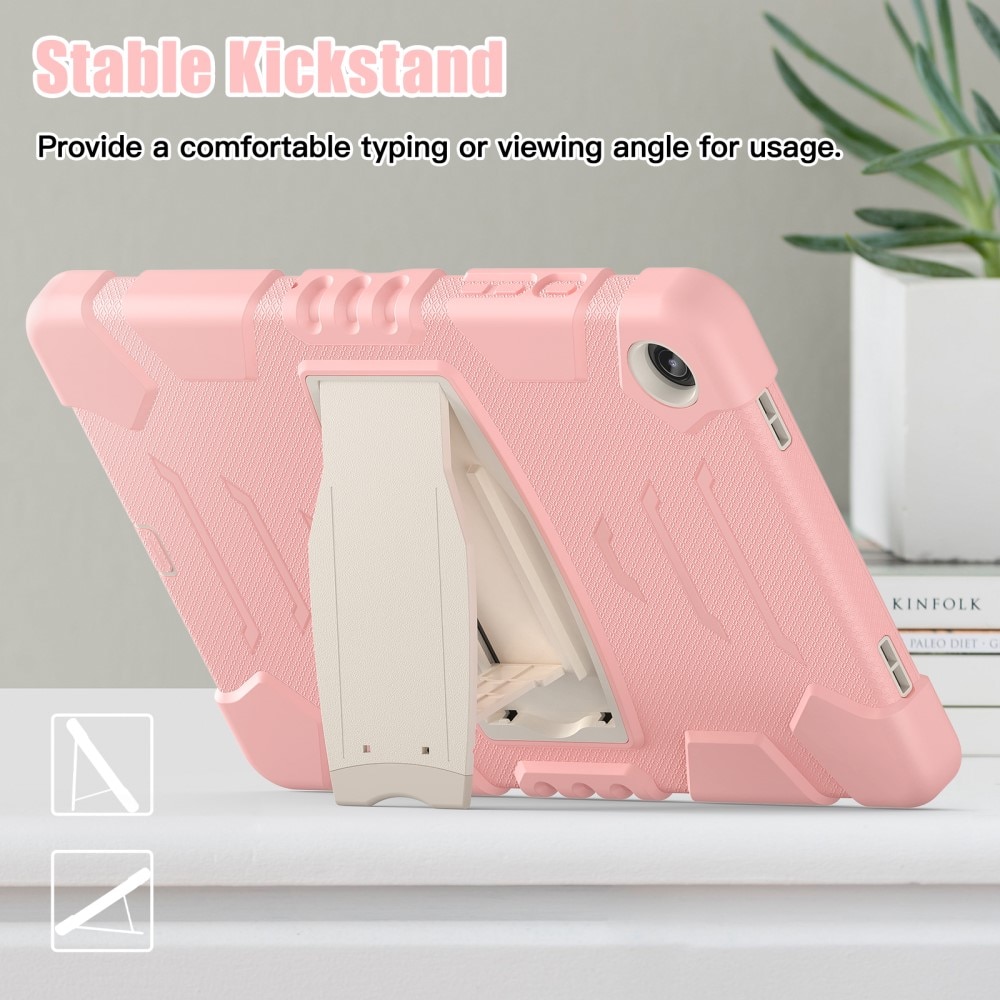 Samsung Galaxy Tab A9 Plus Schokbestendige Hybridcase Kickstand roze