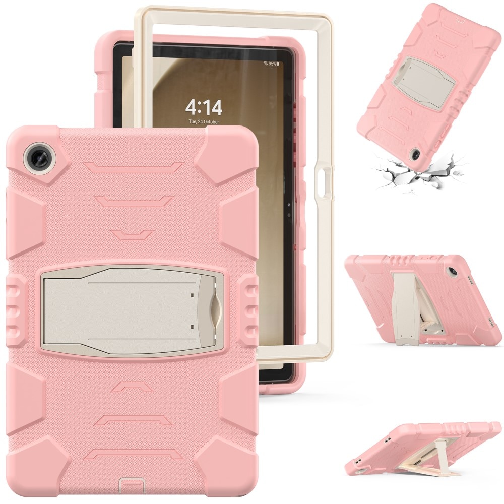 Samsung Galaxy Tab A9 Plus Schokbestendige Hybridcase Kickstand roze