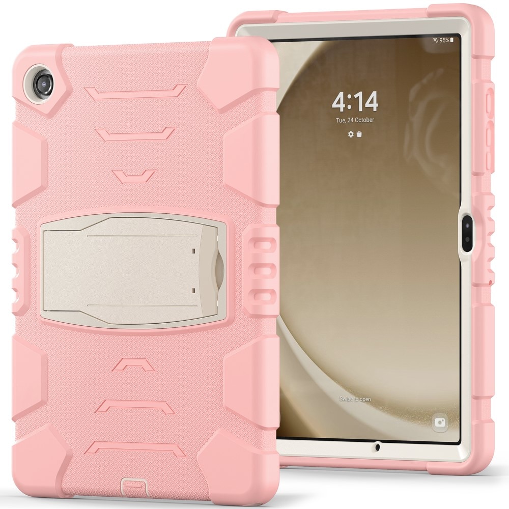 Samsung Galaxy Tab A9 Plus Schokbestendige Hybridcase Kickstand roze