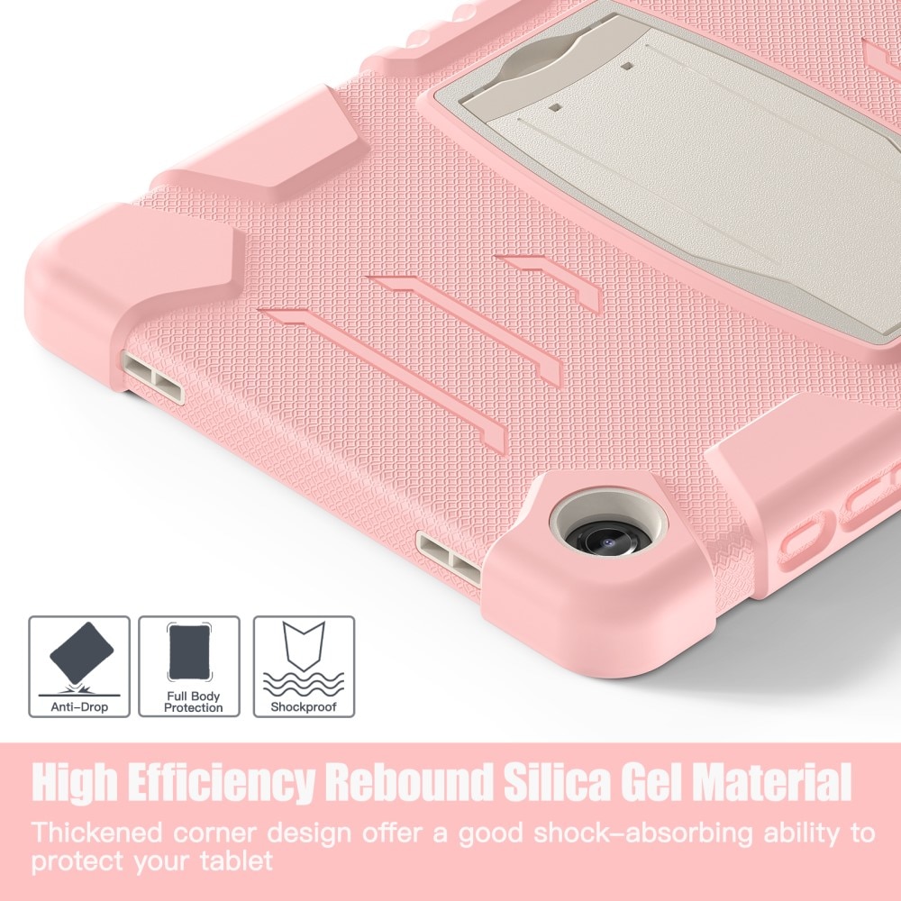 Samsung Galaxy Tab A9 Plus Schokbestendige Hybridcase Kickstand roze