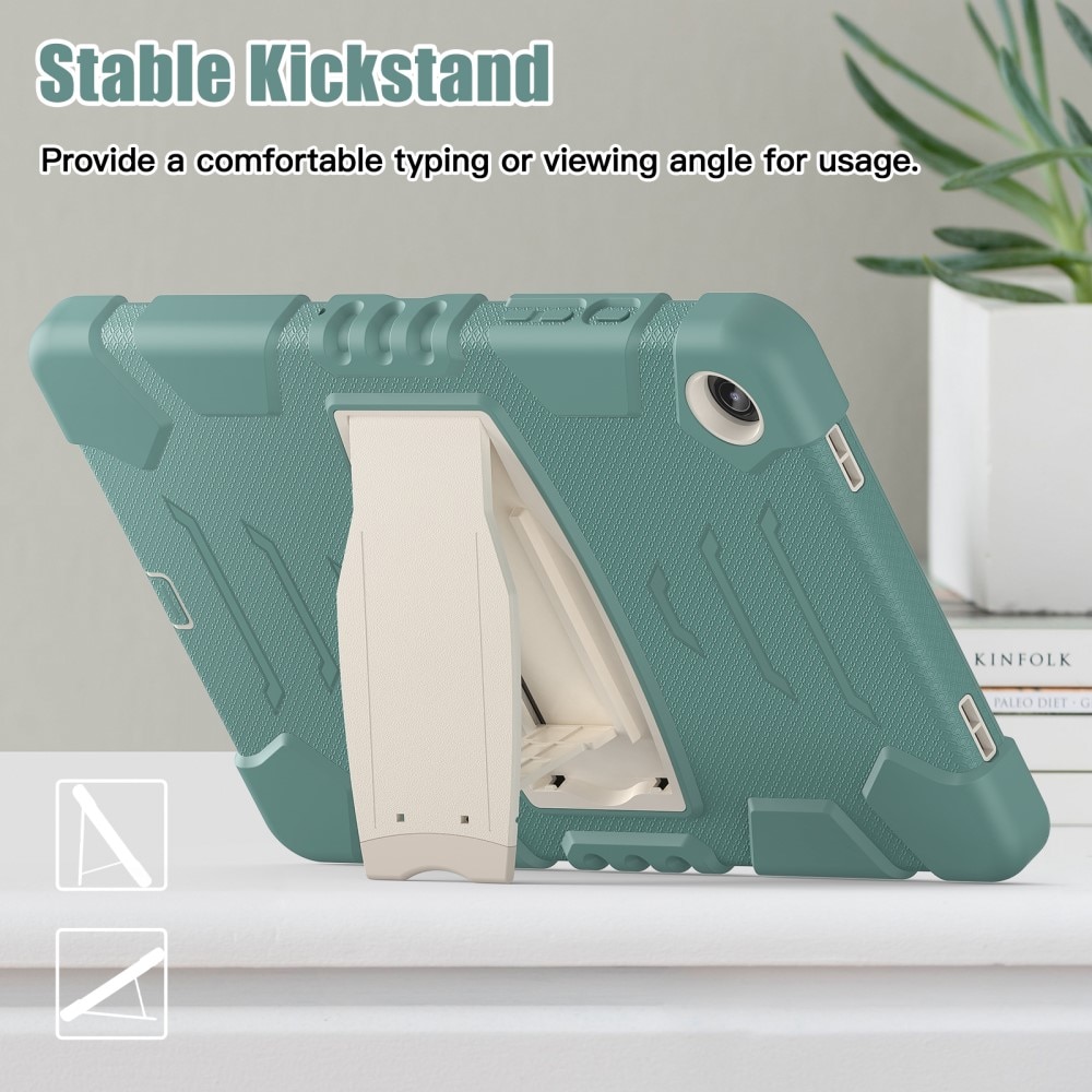 Samsung Galaxy Tab A9 Plus Schokbestendige Hybridcase Kickstand groen