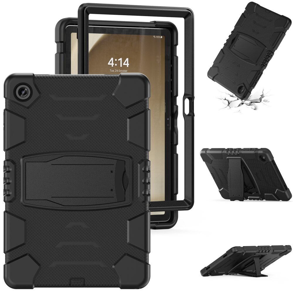 Samsung Galaxy Tab A9 Plus Schokbestendige Hybridcase Kickstand zwart