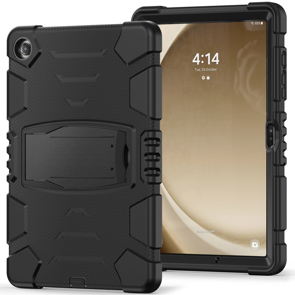 Samsung Galaxy Tab A9 Plus Schokbestendige Hybridcase Kickstand zwart