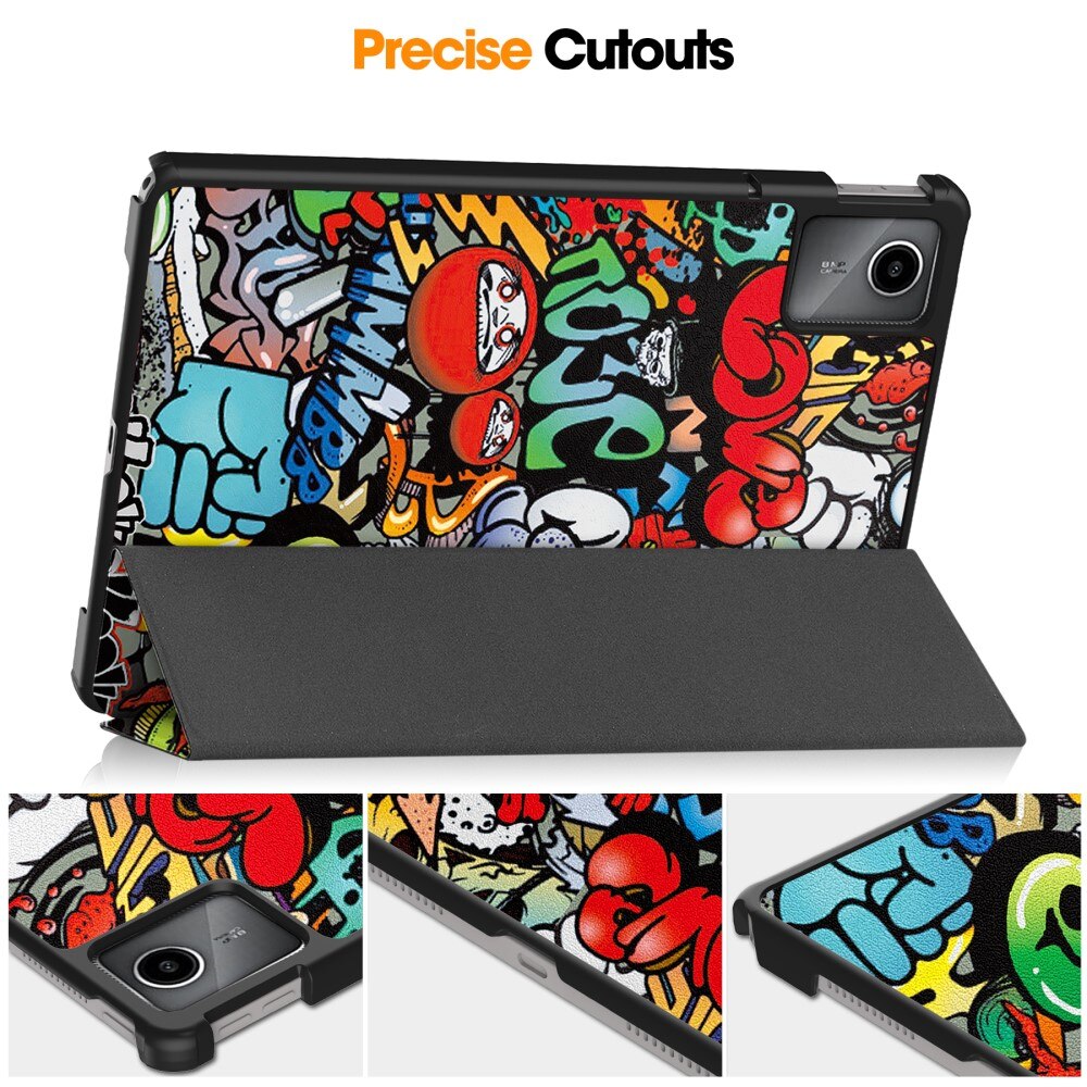 Lenovo Tab M11 Hoesje Tri-fold Graffiti