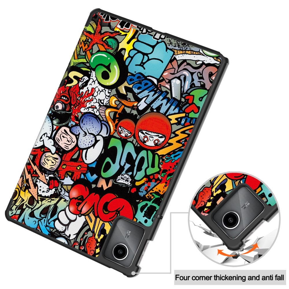 Lenovo Tab M11 Hoesje Tri-fold Graffiti