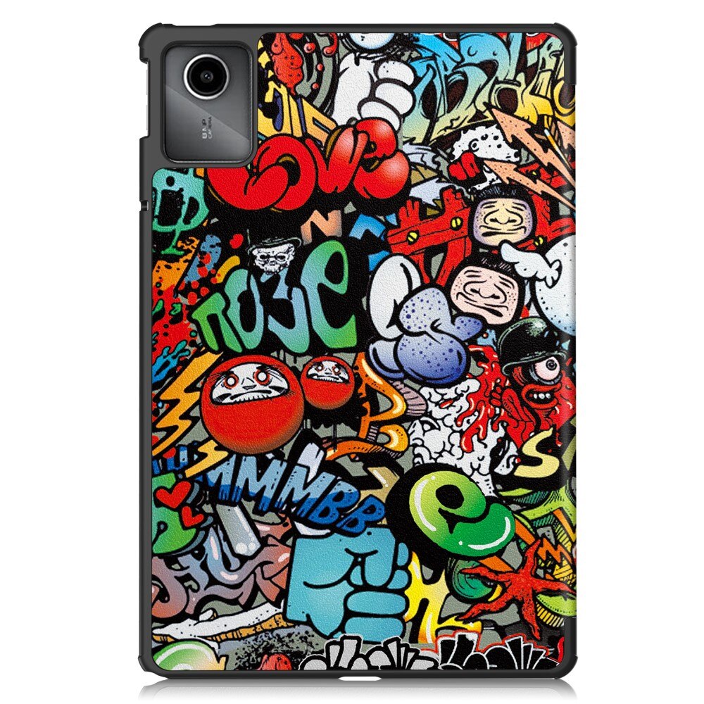 Lenovo Tab M11 Hoesje Tri-fold Graffiti