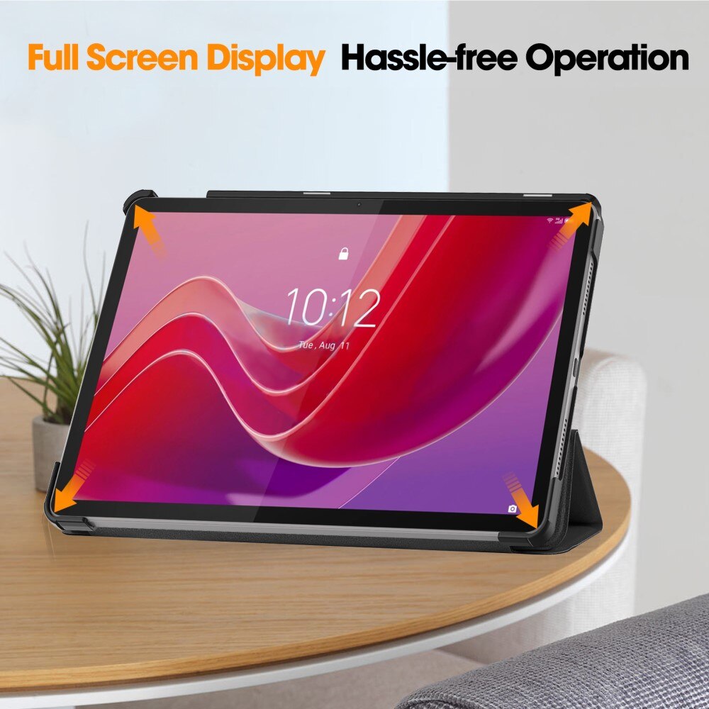 Lenovo Tab M11 Hoesje Tri-fold zwart