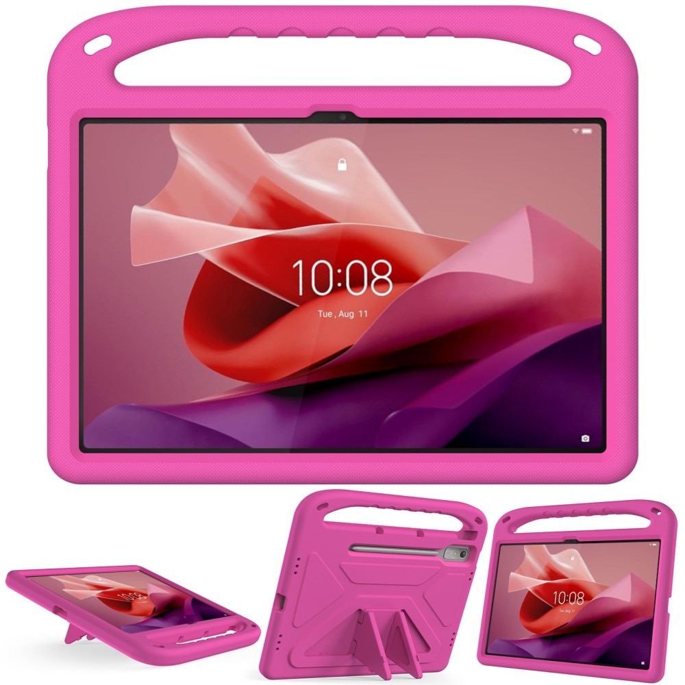 Lenovo Tab P12 EVA-hoes met handvat roze