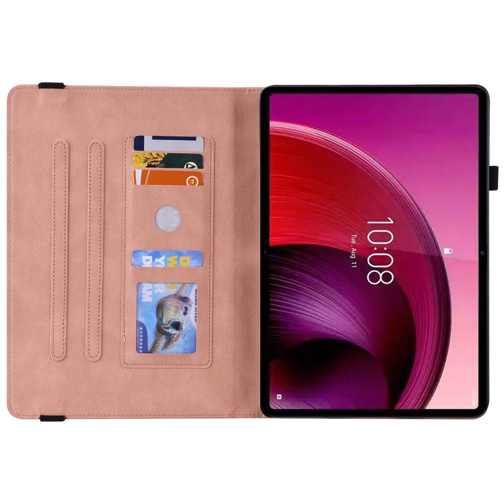 Lenovo Tab M11 Leren vlinderhoesje roze