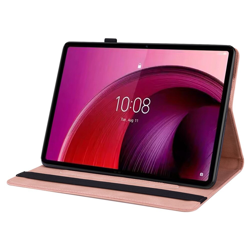 Lenovo Tab M11 Leren vlinderhoesje roze