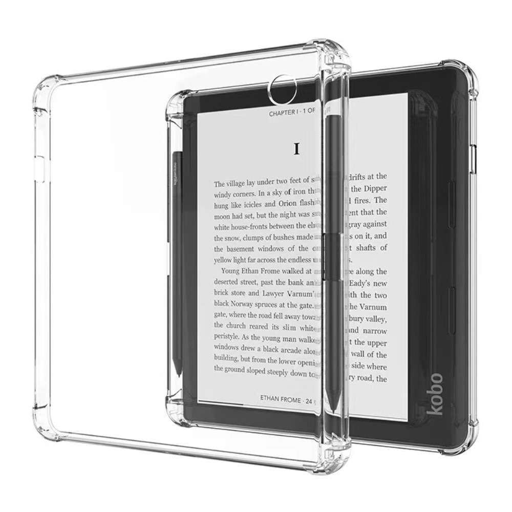 Kobo Sage Backcover hoesje met Penhouder transparant