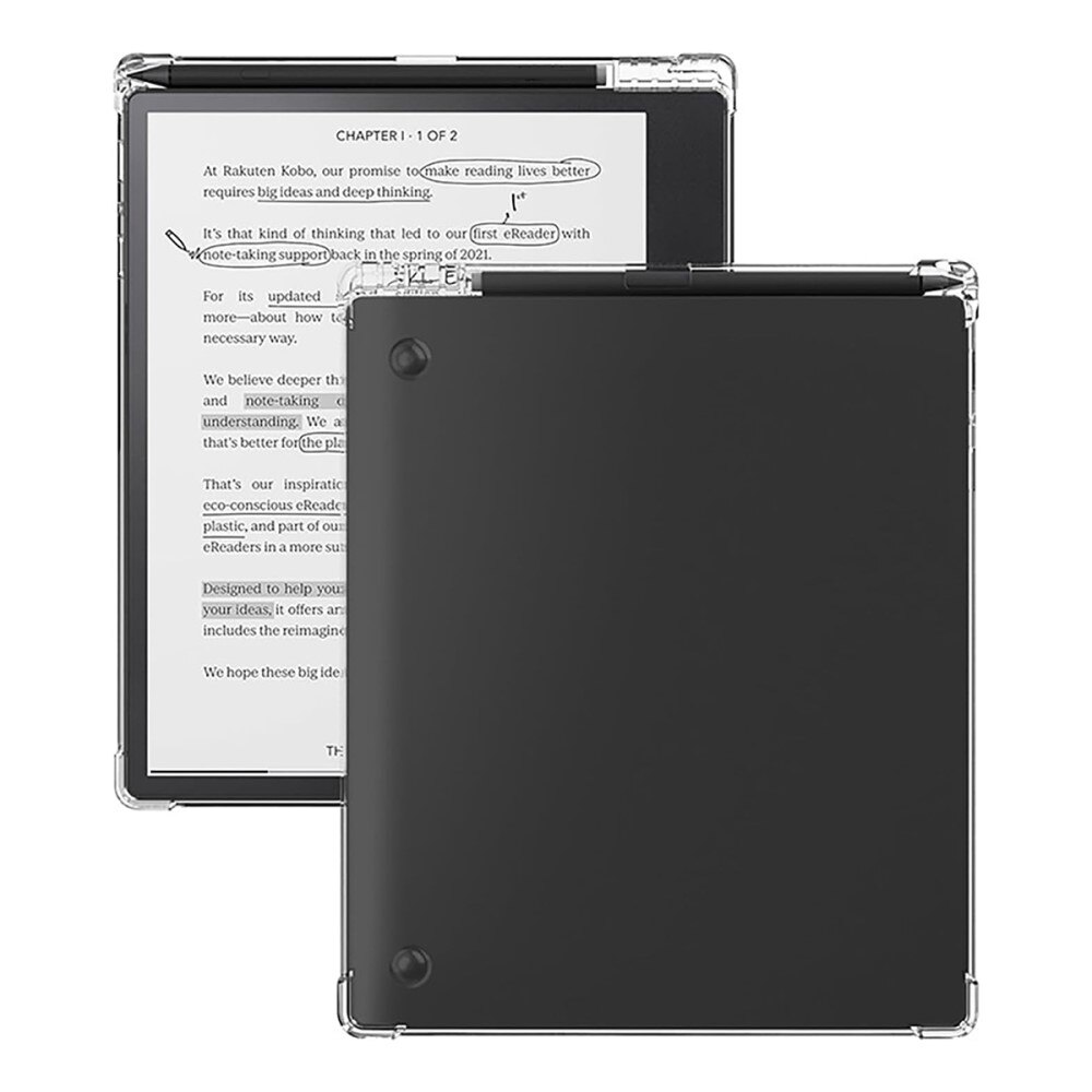 Kobo Elipsa 2E Backcover hoesje met Penhouder transparant