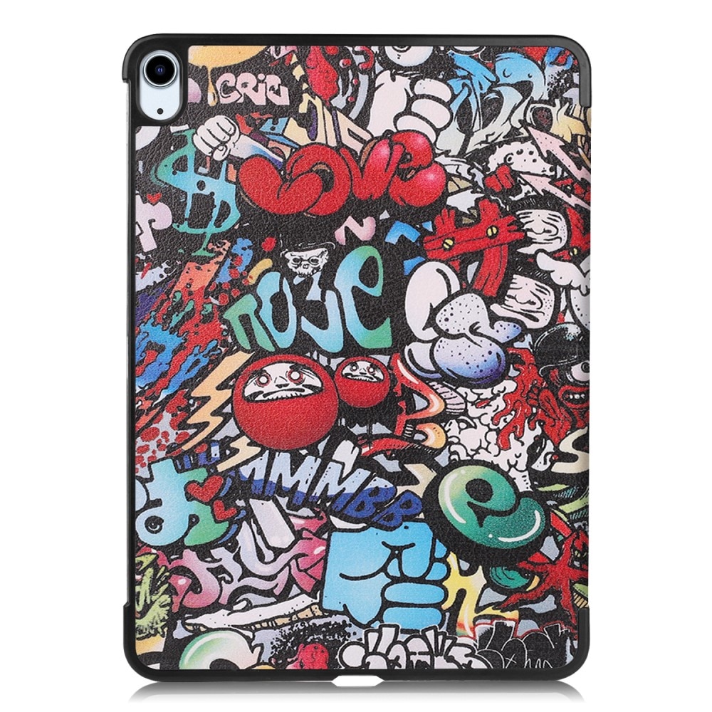 iPad Air 11 6th Gen (2024) Hoesje Tri-fold Graffiti