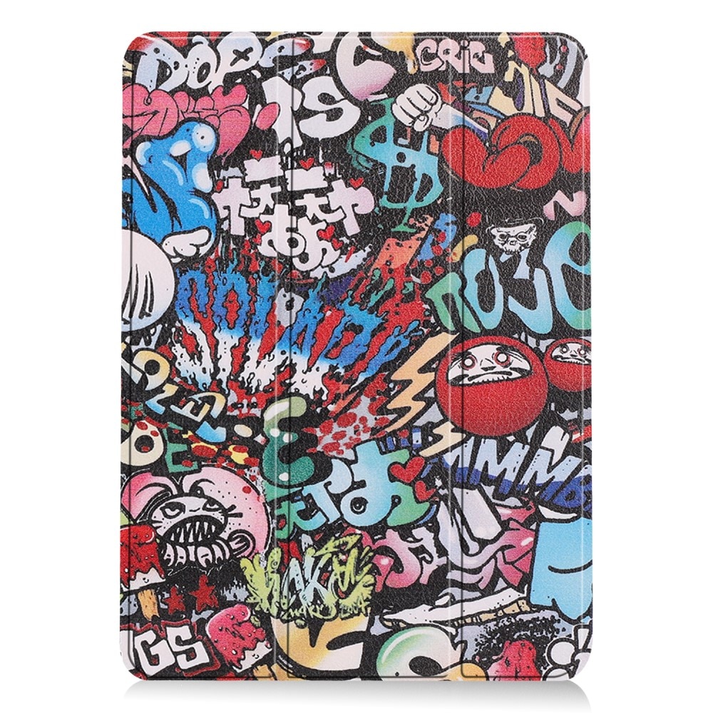 iPad Air 11 6th Gen (2024) Hoesje Tri-fold Graffiti