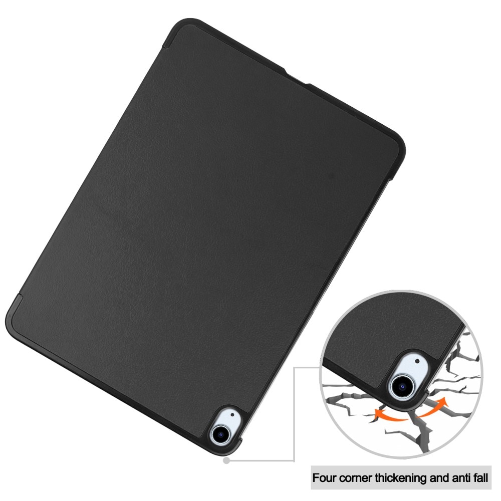 iPad Air 11 6th Gen (2024) Hoesje Tri-fold zwart