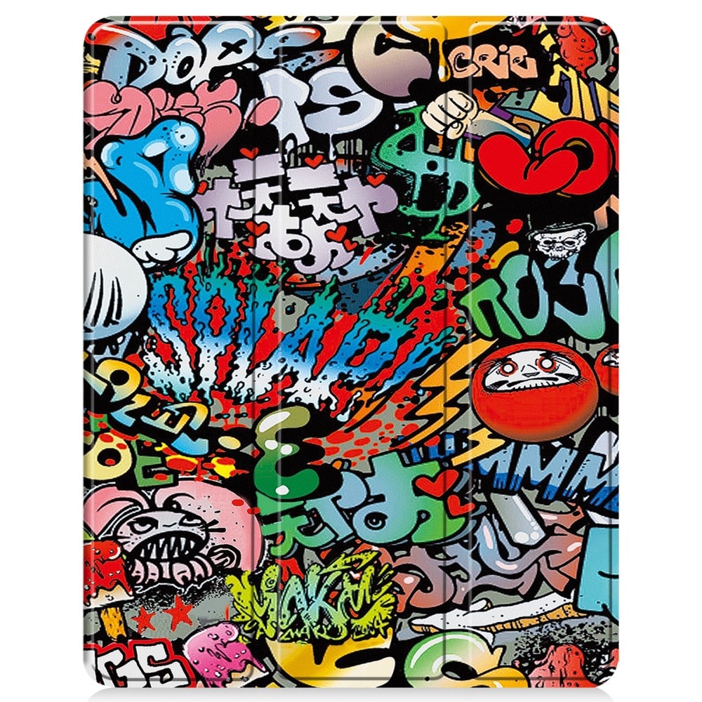 iPad Air 13 (2024) Hoesje Tri-fold Graffiti