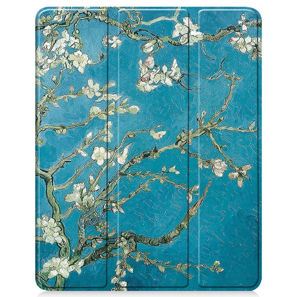 iPad Air 13 (2024) Tri-fold Hoesje Kersenbloemen