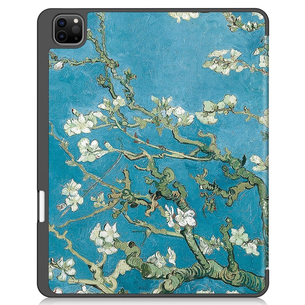 iPad Air 13 (2024) Tri-fold Hoesje Kersenbloemen