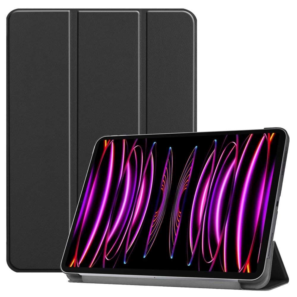 iPad Air 12.9 (2024) Hoesje Tri-fold zwart