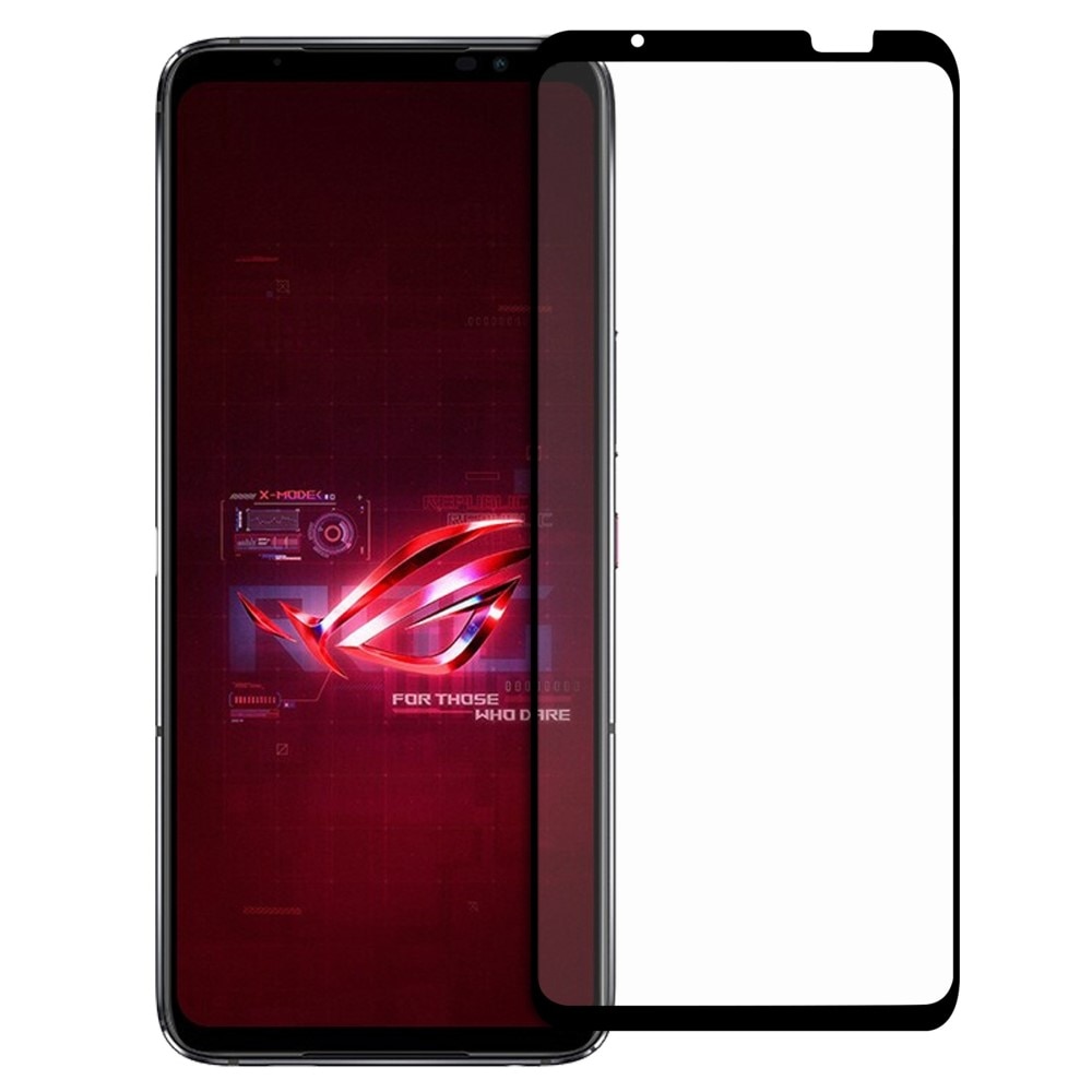 Asus ROG Phone 6/6 Pro Full-cover Gehard Glas Screenprotector Zwart