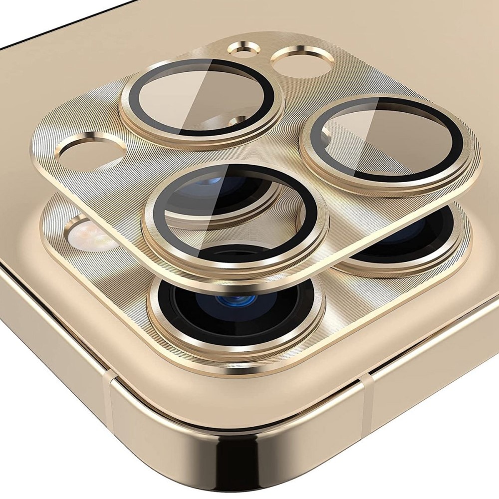 Hat Prince Screenprotector en Camera Protector iPhone 14 Pro/14 Pro Max Goud