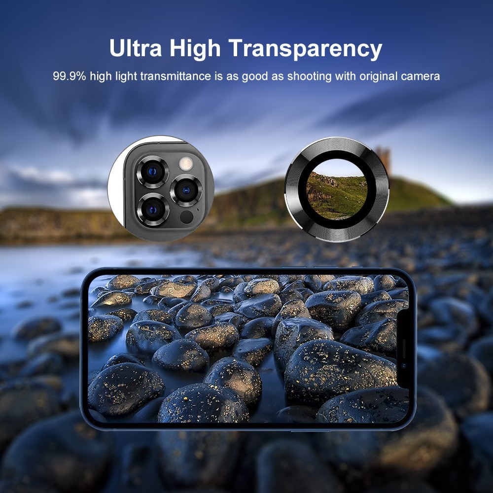 Gehard Glas Camera Protector Aluminium iPhone 14 Pro Max zwart