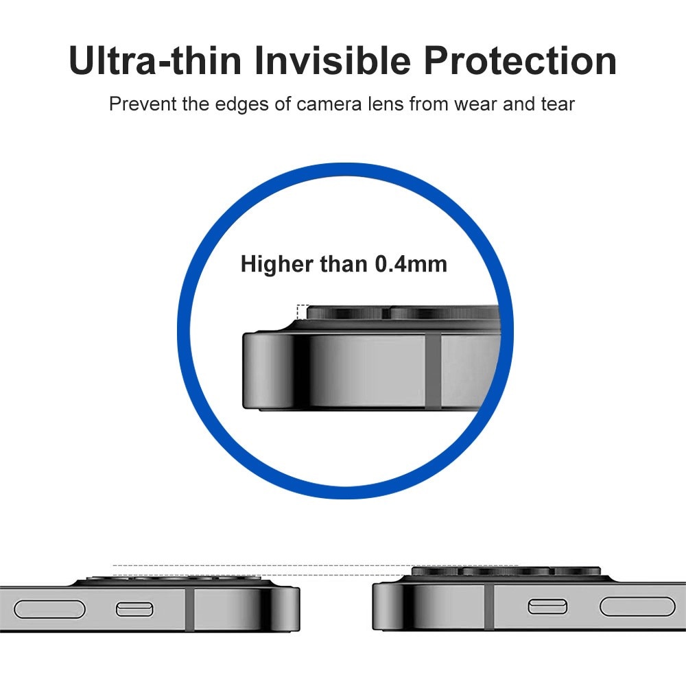 Gehard Glas Camera Protector Aluminium iPhone 14 Pro blauw