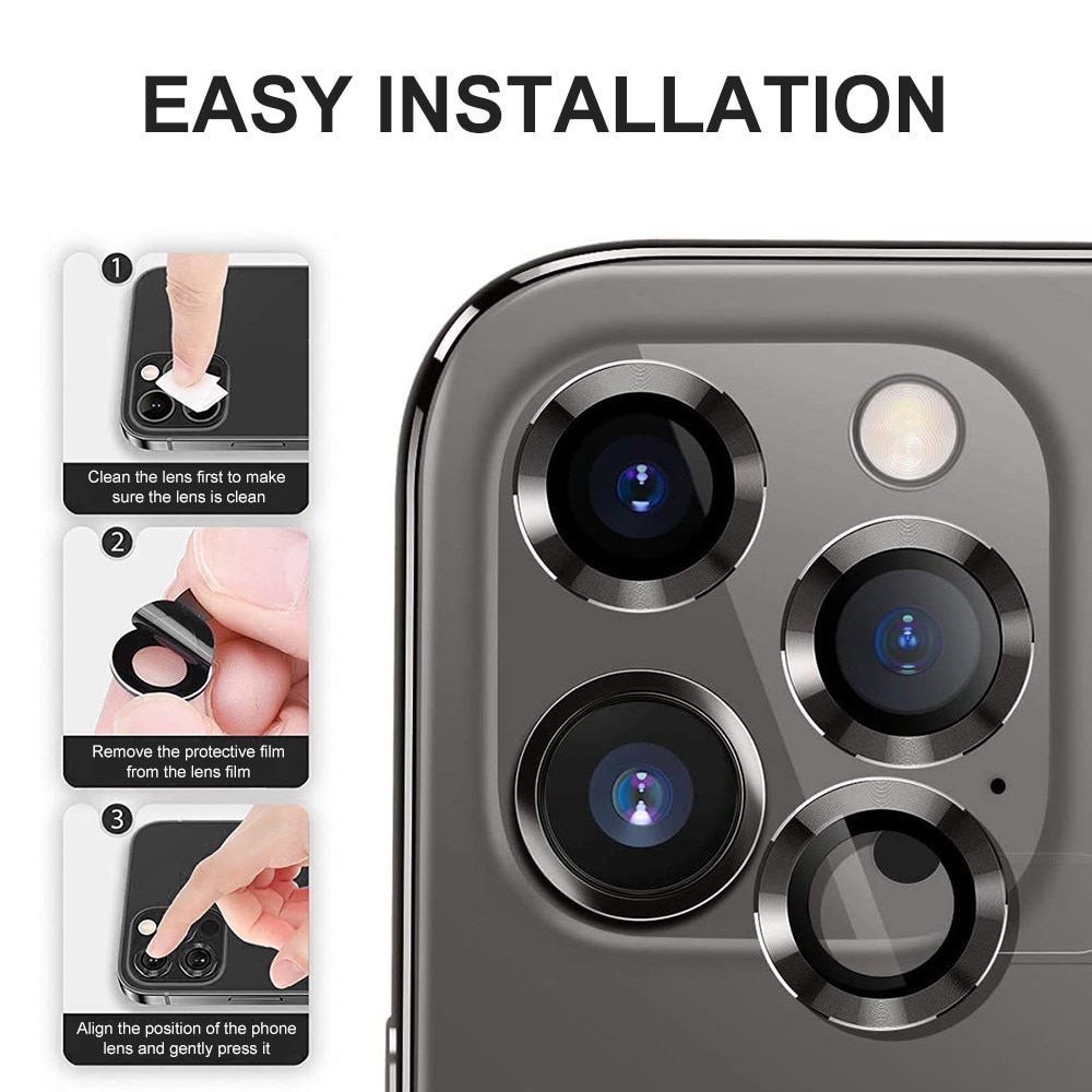 Gehard Glas Camera Protector Aluminium iPhone 14 Pro Max blauw