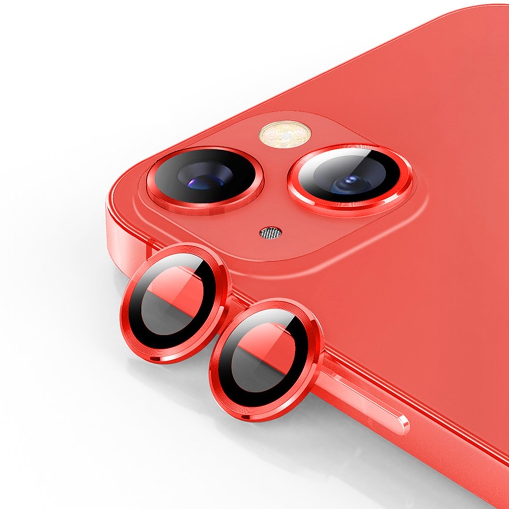 Gehard Glas Camera Protector Aluminium iPhone 14 rood