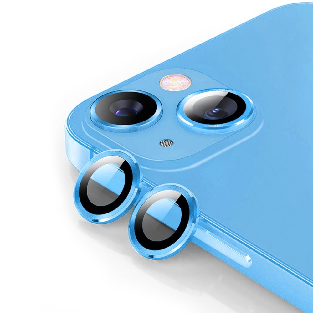 Gehard Glas Camera Protector Aluminium iPhone 14 Plus blauw