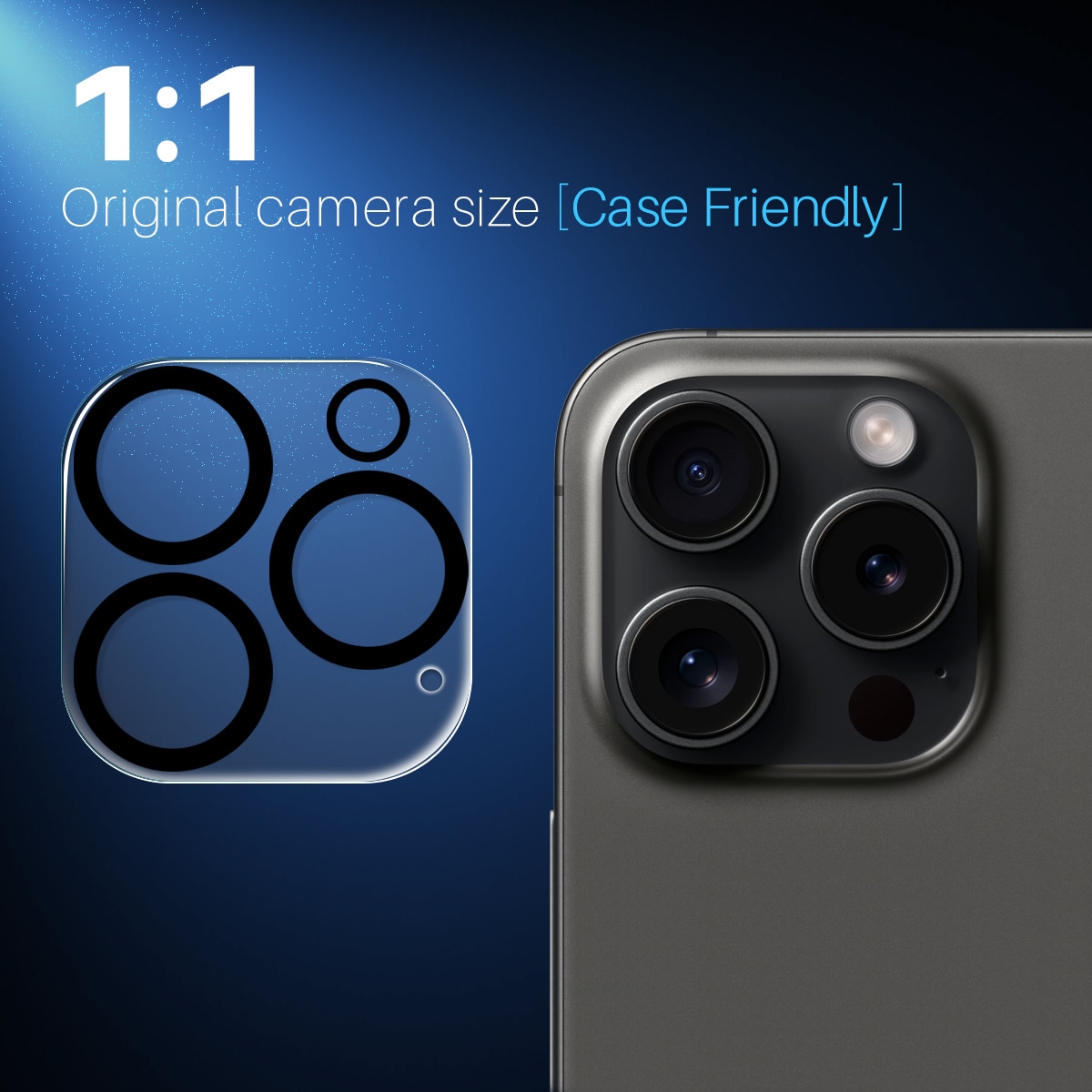 iPhone 16 Pro Camera Protector Gehard Glas (2-pack)