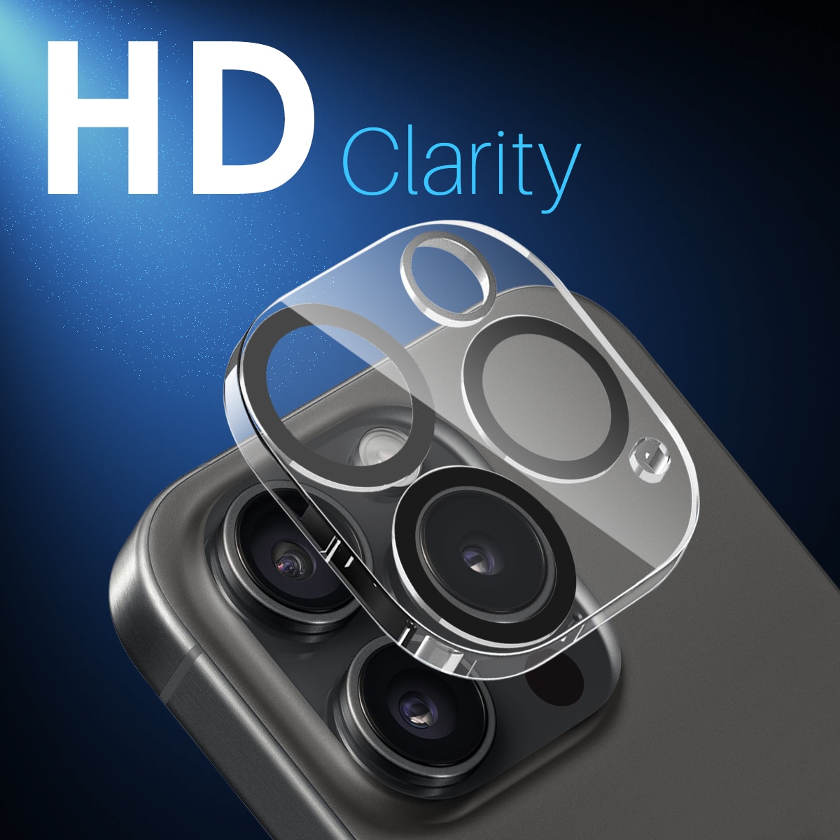 iPhone 15 Pro Camera Protector Gehard Glas (2-pack)