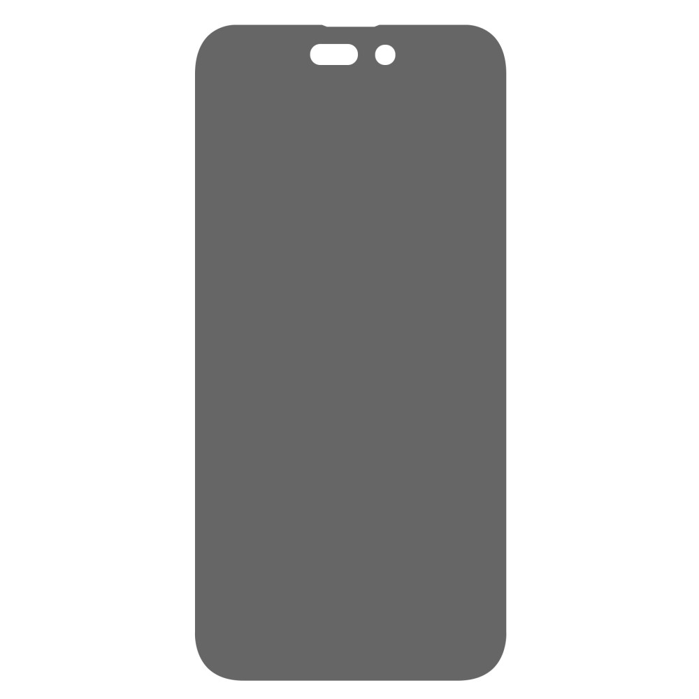 iPhone 14 Pro Privacy Screenprotector Gehard Glas Zwart