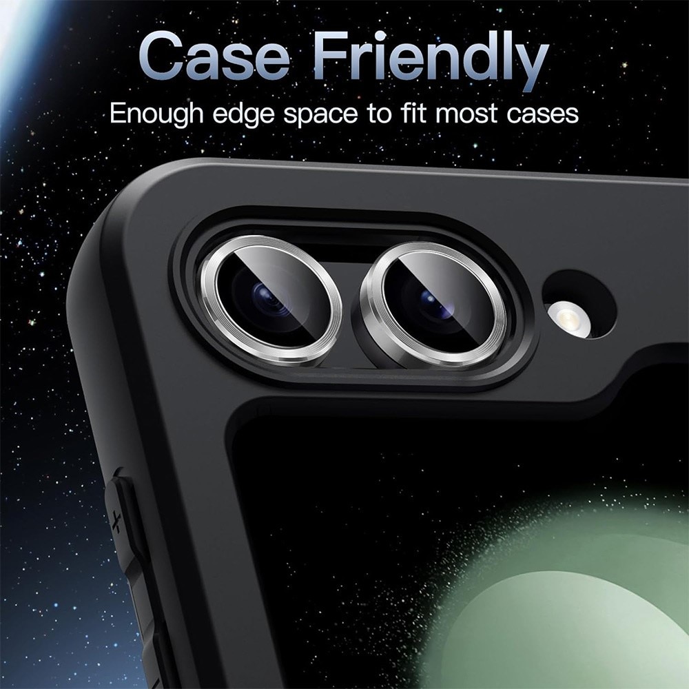 Gehard Glas Camera Protector Aluminium Samsung Galaxy Z Flip 7 Zilver