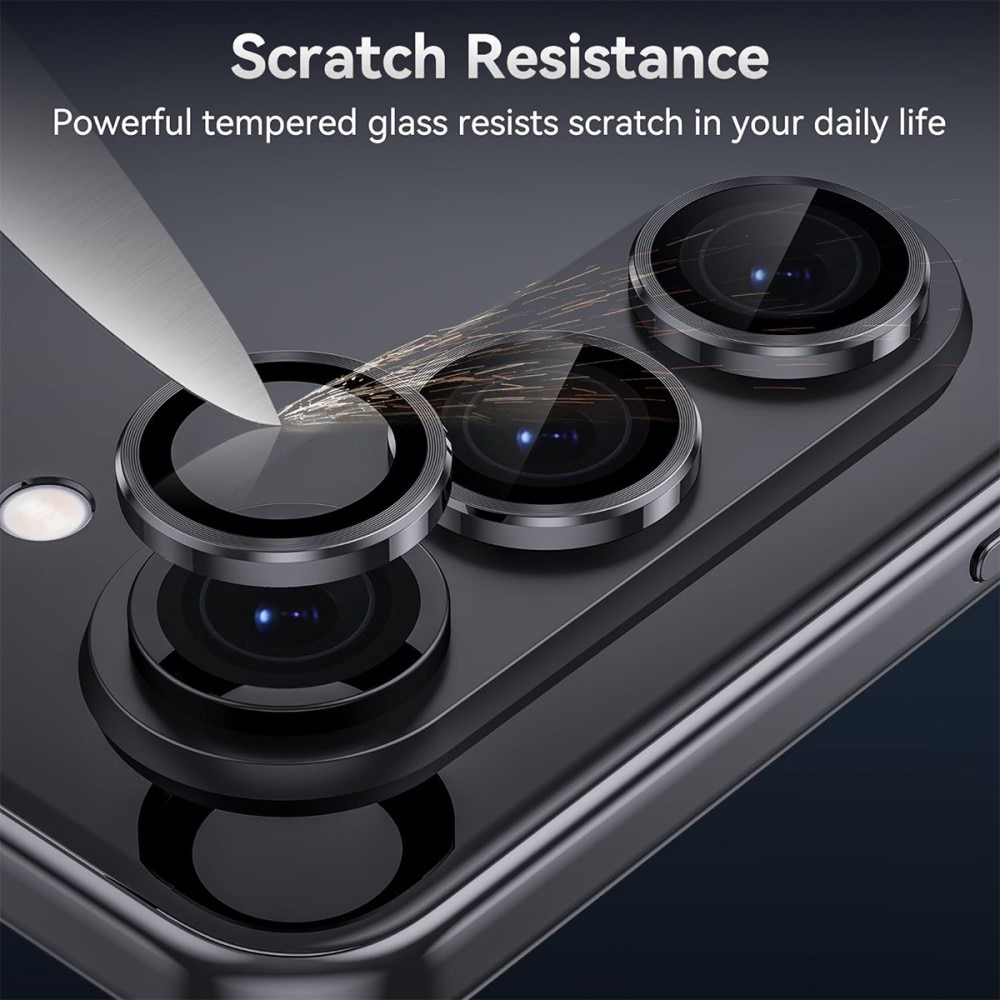 Gehard Glas Camera Protector Aluminium Samsung Galaxy Z Fold 7 Zwart