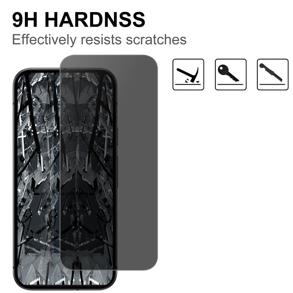 Google Pixel 10 Pro Privacy Screenprotector Gehard Glas