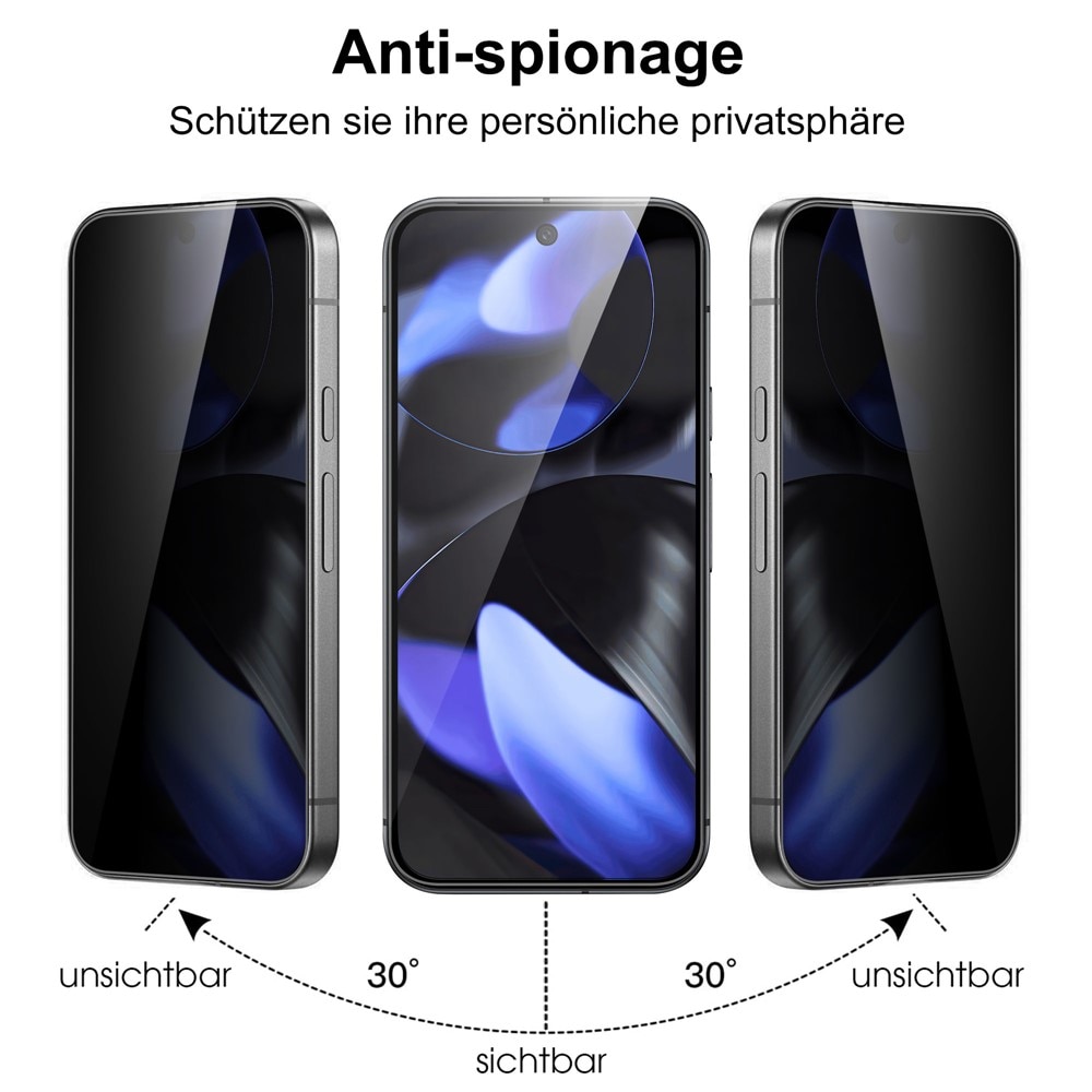 Google Pixel 10 Pro Privacy Screenprotector Gehard Glas
