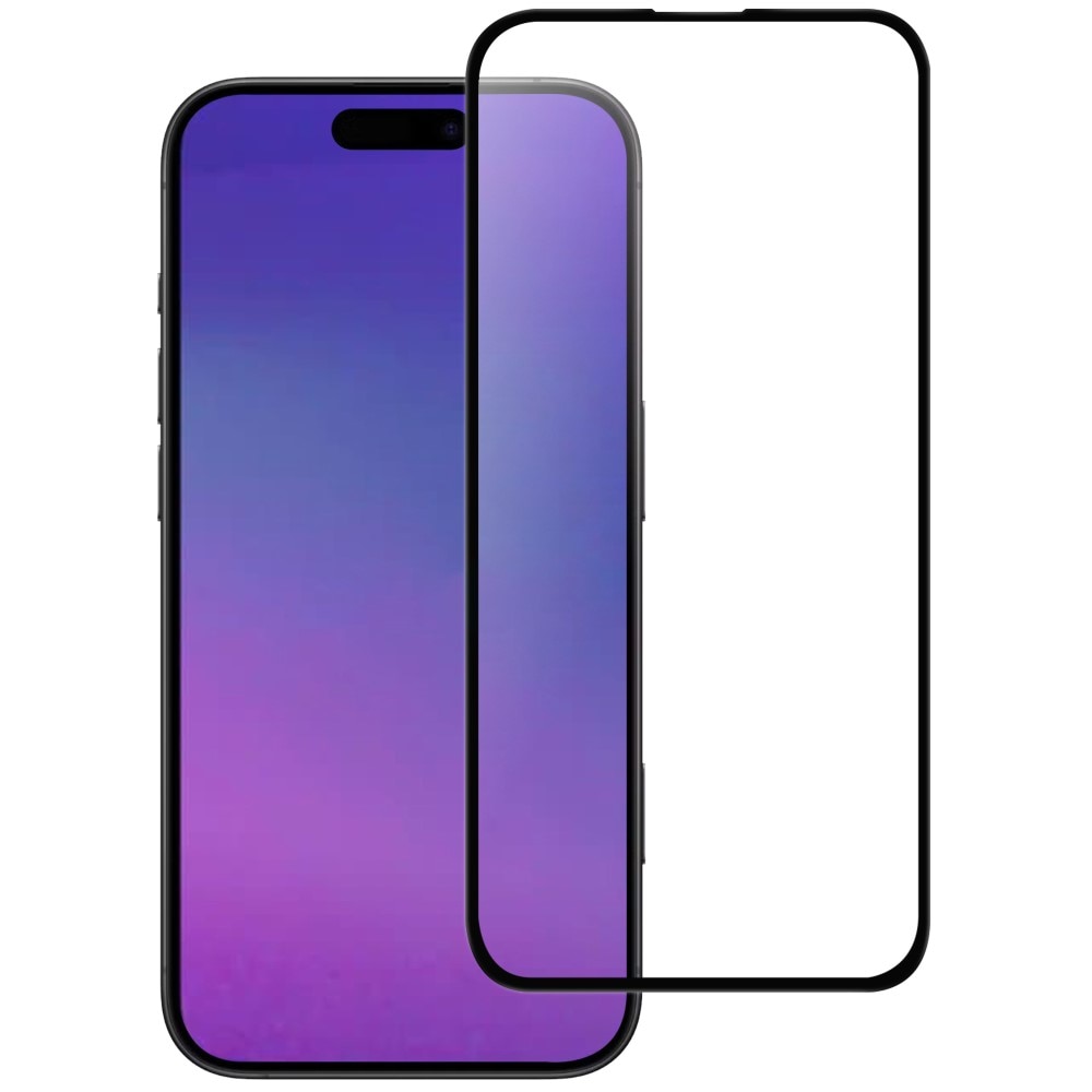 iPhone 17 Pro Full-cover Gehard Glas Screenprotector zwart