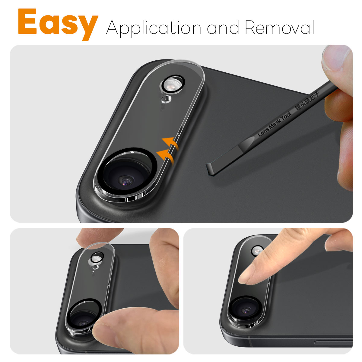 iPhone 17 Air Camera Protector Gehard Glas (2-pack)